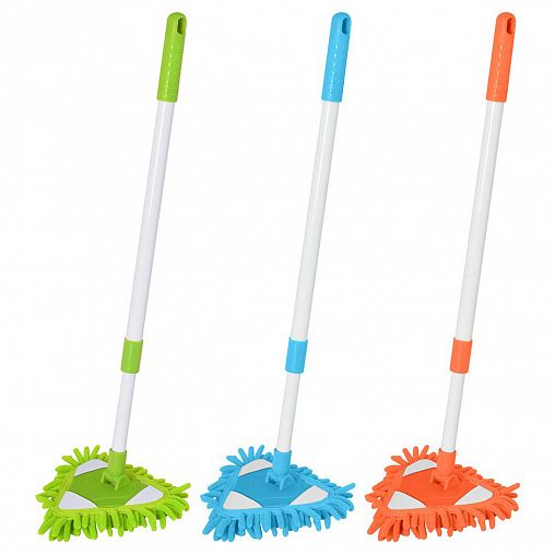 Щетка для мытья окон Мультидом, треугольная насадка, телескопическая, 56 - 93 см фото