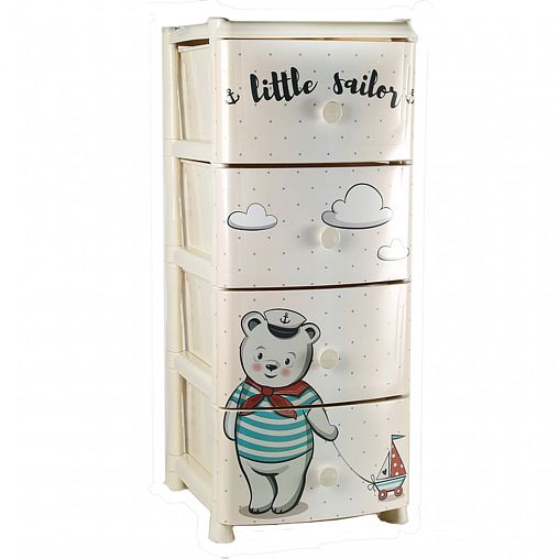 Комод детский четырехсекционный Violet Хэппи Кидс фото