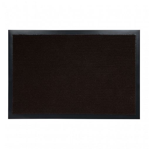Коврик придверный Vortex Trip, влаговпитывающий, ребристый, 50 x 80 см, коричневый фото