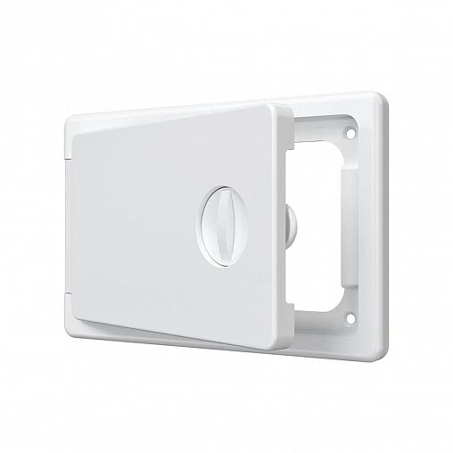 Люк-дверца ревизионная Evecs ЛТ1510П, ABS-пластик, с ручкой-задвижкой, 150 x 100 мм фото