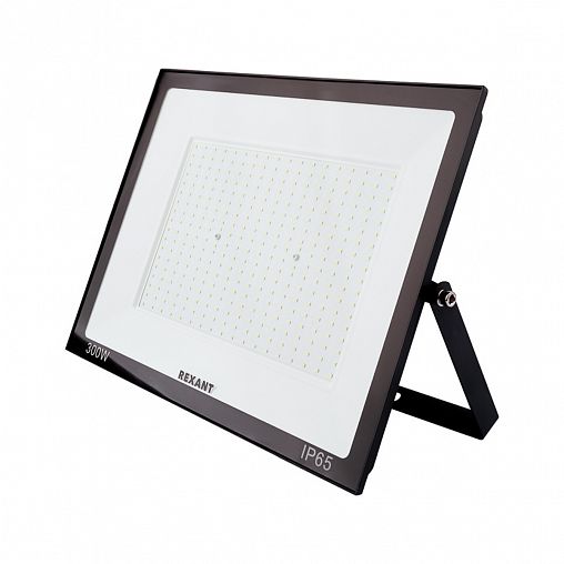 Прожектор светодиодный Rexant, 300 Вт, 6500 К, IP65, черный фото