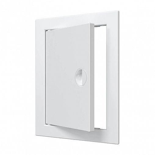 Люк-дверца ревизионная Evecs Л1520Р, ABS-пластик, с ручкой, с фланцем 146 x 196 мм, 168 x 218 мм фото