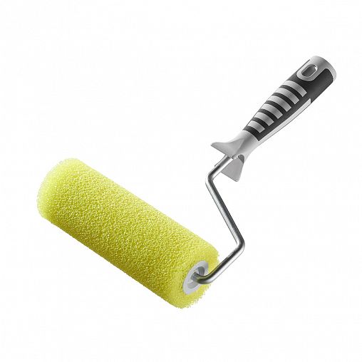 Валик поролоновый структурный Акор Профи, грубый, D65 x 180 мм, бюгель 8 мм фото