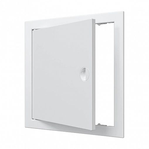 Люк-дверца ревизионная Evecs Л2525Р, ABS-пластик, с ручкой, с фланцем 246 x 246 мм, 268 x 268 мм фото