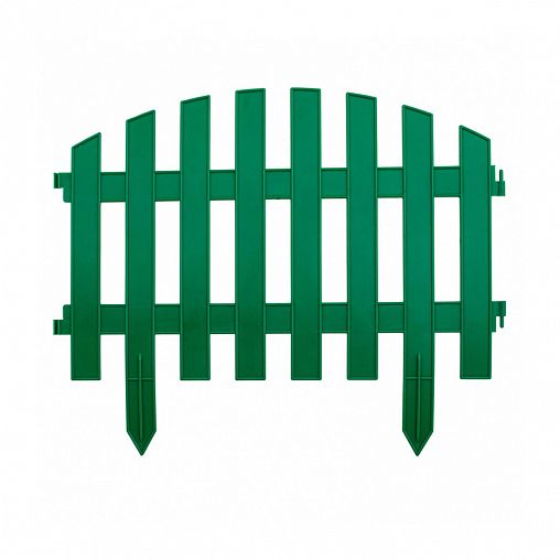 Забор декоративный Palisad Винтаж, 28 x 300 см, 7 секций, зеленый фото