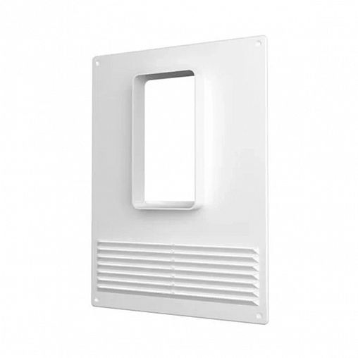 Площадка торцевая Era 612ПТВР, пластик, с решеткой, с фланцем 60 x 120 мм, 180 x 250 мм фото