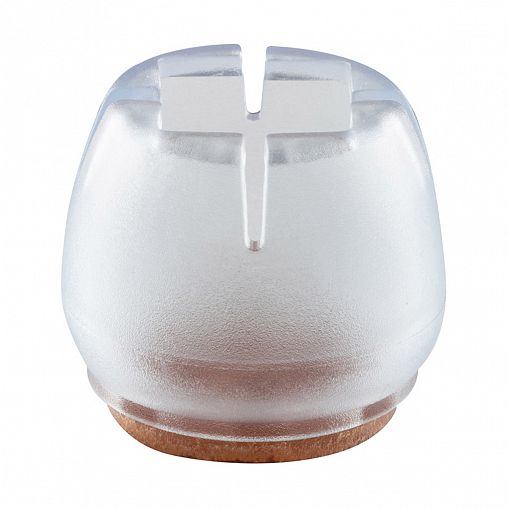 Протекторы для мебели Рыжий кот, силиконовые, d 2,5 - 3,1 см, 4 шт фото