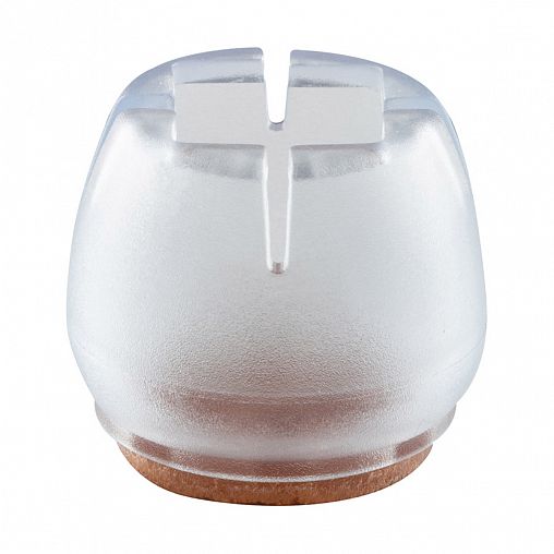 Протекторы для мебели Рыжий кот, силиконовые, d 2 - 2,5 см, 4 шт фото