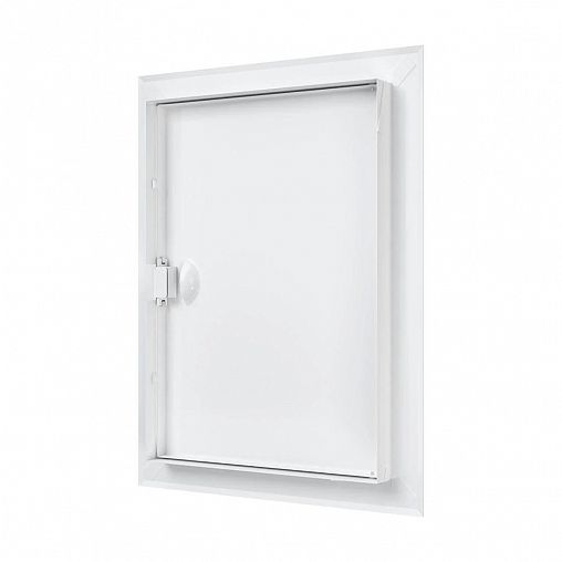 Люк-дверца ревизионная Evecs ЛТ2535Мп, стальная на магните, с фланцем 250 x 350 мм, 310 x 410 мм фото