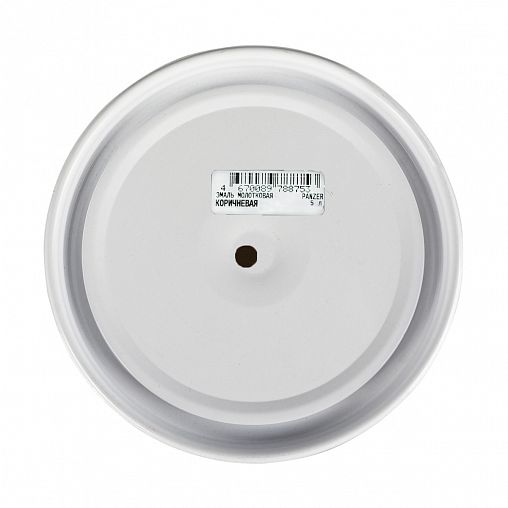 Эмаль универсальная Panzer, молотковая, 5 л, коричневая фото