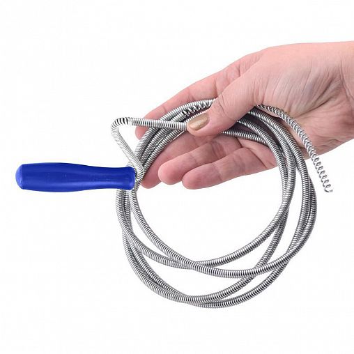 Трос сантехнический с щеткой Мультидом, 150 см фото