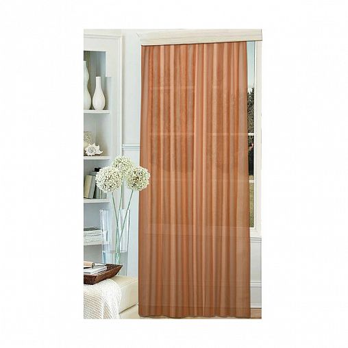 Тюль Mona Liza Фантазия, 140 x 270 см, оранжевая фото