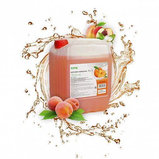 Жидкое мыло Kipni Персик, канистра 4,5 л фото