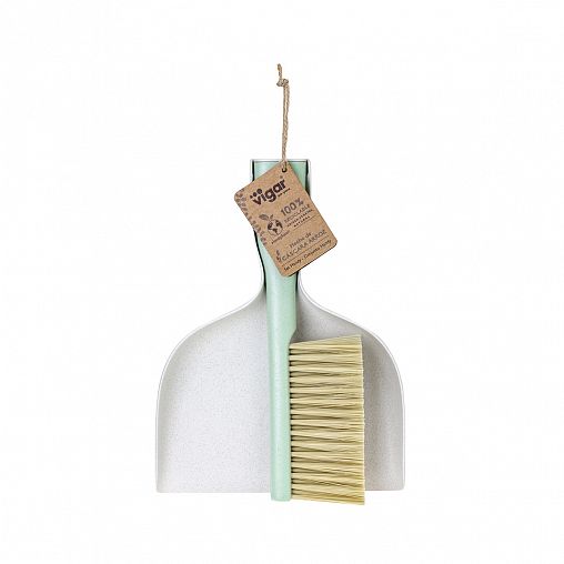 Комплект для уборки Vigar Zeroline, щетка-сметка и совок фото