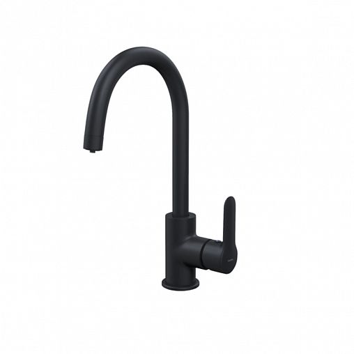 Смеситель для кухни IDDIS Cuba, с подключением к фильтру, черный матовый фото