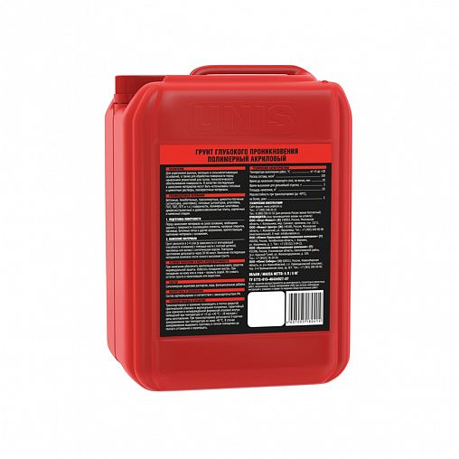 Грунтовка глубокого проникновения Unis UP-18, 5 л фото