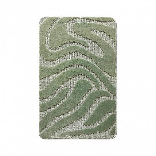 Коврик в ванную и туалет L Cadesi Lemis, 50 x 80 + 50 x 40 см, полипропилен, зеленый фото