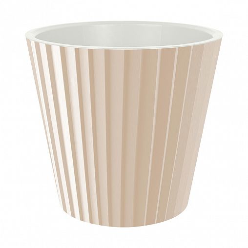 Горшок для цветов InGreen Sand, 10,5 л, молочный шоколад фото