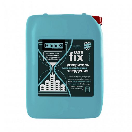 Ускоритель твердения Cemmix CemFix, 5 л фото