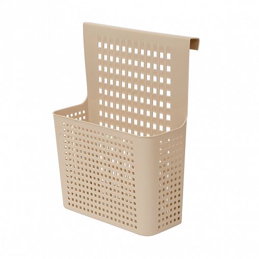 Контейнер навесной на дверцу Violet Лофт, 245 x 90 x 310 мм, латте фото