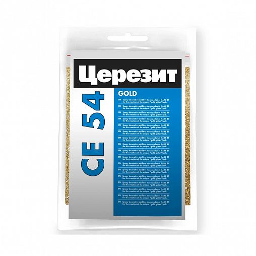Добавка декоративная для эпоксидной затирки Церезит (Ceresit) CE 54, gold, 75 г фото