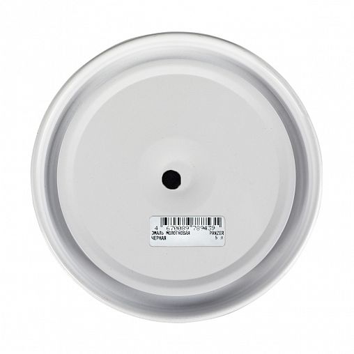 Эмаль универсальная Panzer, молотковая, 5 л, черная фото