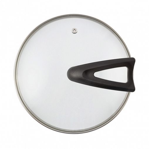 Крышка стеклянная Mallony Vetro-Special, металлический ободок, паровыпуск, 22 см фото