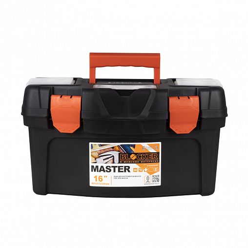 Ящик для инструментов Blocker Master, 40,8 x 21,8 x 22,3 см, черный фото