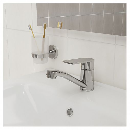 Смеситель для раковины Milardo Helic, хром фото