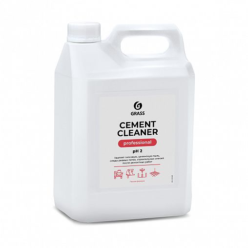 Очиститель после ремонта Grass Cement Cleaner, кислотный, 5,5 кг фото