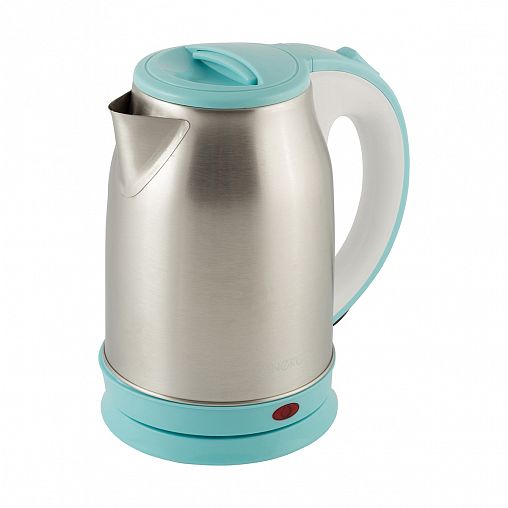 Чайник электрический Energy E-202, 1,8 л, бело-голубой фото