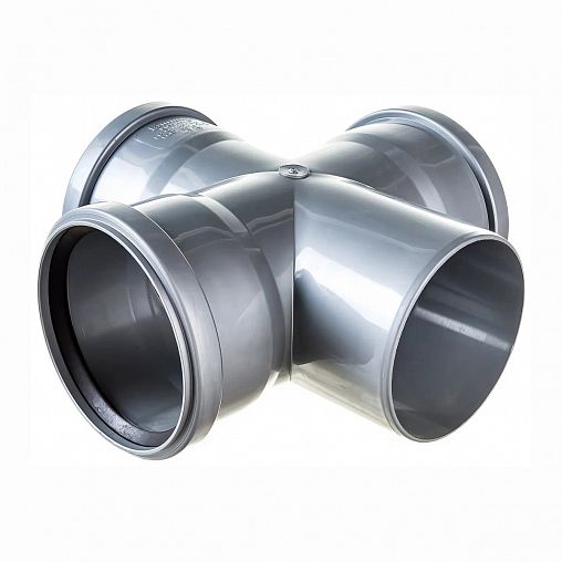 Крестовина канализационная Lammin, 110 x 110/87,5° фото