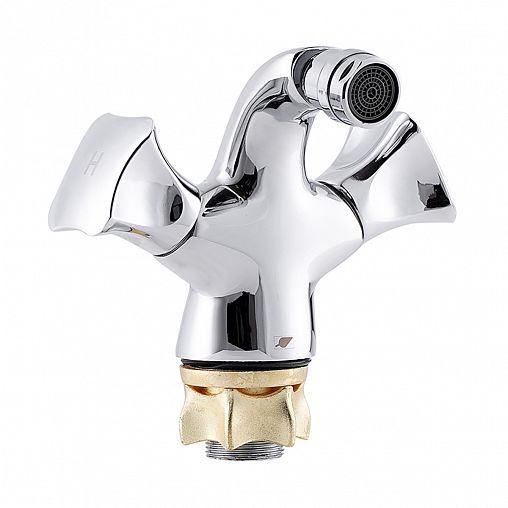 Смеситель для биде Профсан ПСМ-930-38, двухвентильный, хром фото