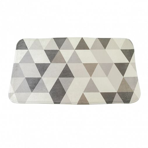 Коврик для ванной Swensa Hugge, полиэстер, 50 x 80 см, серый фото