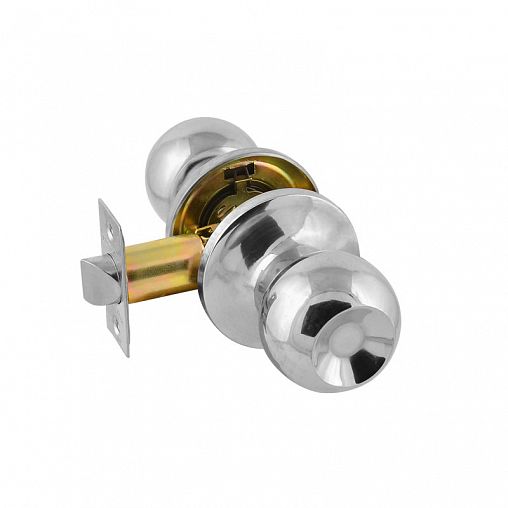 Защелка межкомнатная Нора-М ISPARUS ЗШ-05, без запирания, хром фото