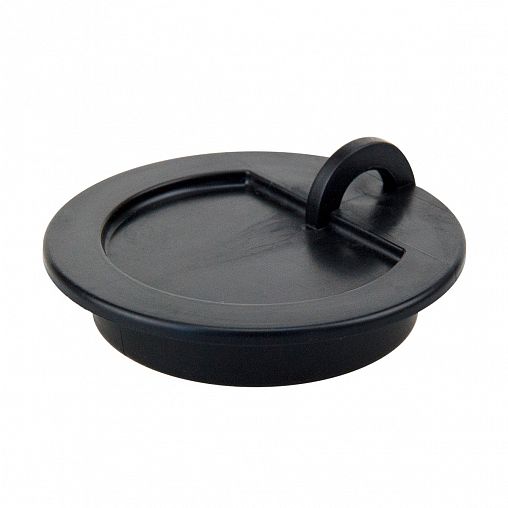 Пробка для ванны MasterProf, черная фото