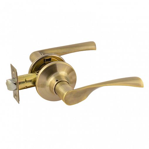 Защелка межкомнатная Нора-М ISPARUS ЗВ2-05, без запирания, старая бронза фото