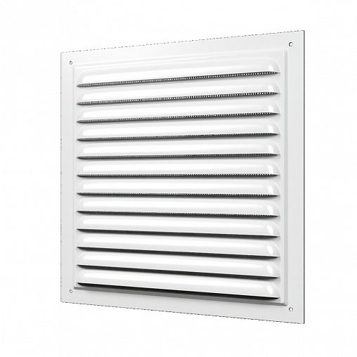 Решетка вентиляционная Era 3030МЭ, стальная, с сеткой, 300 x 300 мм фото