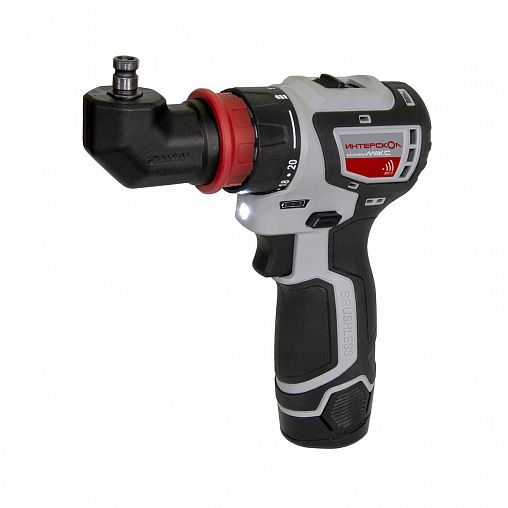 Дрель-шуруповерт аккумуляторная Интерскол ДА-10/12В 36 КомбиМАКС, 12 В, 2 x 2 Ач Li-ion, ЗУ фото