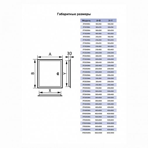 Люк-дверца ревизионная Evecs ЛТ1010Мп, стальная на магните, с фланцем 100 x 100 мм, 160 x 160 мм фото Люк-дверца ревизионная Evecs ЛТ1010Мп, стальная на магните, с фланцем 100 x 100 мм, 160 x 160 мм фото