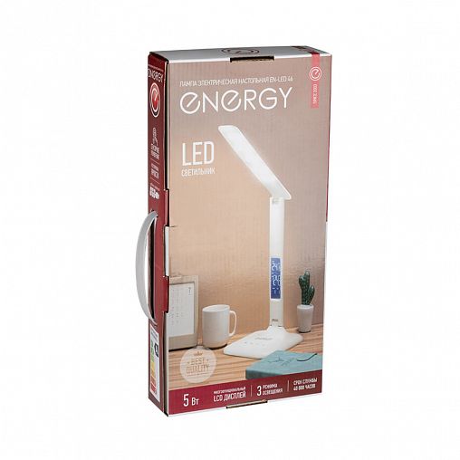 Лампа настольная светодиодная Energy EN-LED 46, сенсор, 5 Вт, белая фото