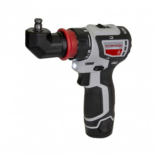 Дрель-шуруповерт аккумуляторная Интерскол ДА-10/12В 36 КомбиМАКС, 12 В, 2 x 2 Ач Li-ion, ЗУ, сумка фото