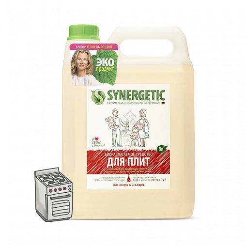 Чистящее средство для плит Synergetic, 5 л фото