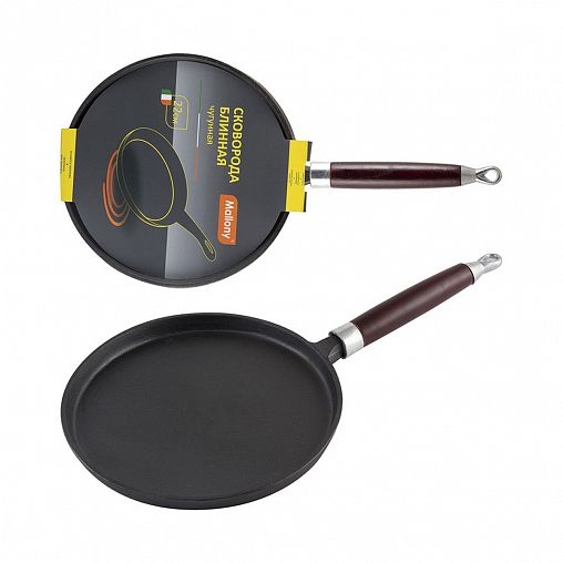 Блинница чугунная Mallony PCIF-22, 22 см фото