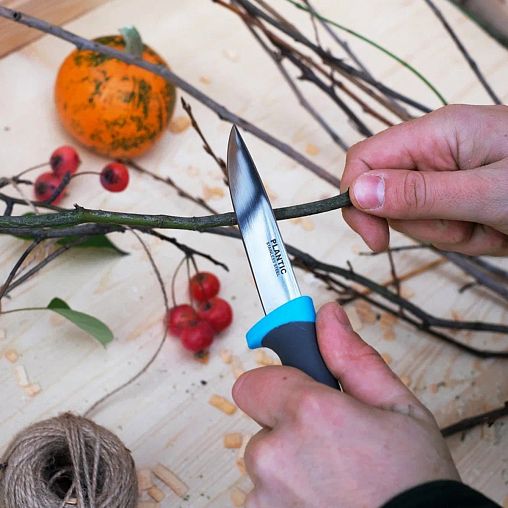 Нож универсальный Plantic by Fiskars, в чехле, 235 мм фото