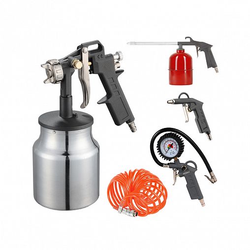 Набор пневмоинструмента Patriot KIT 5В, 5 предметов фото