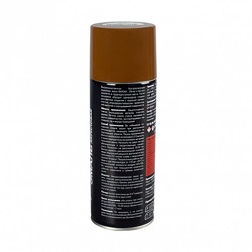 Краска аэрозольная акриловая Rayday RD-064, глянцевая, 520 мл, RAL 8003, коричневая фото