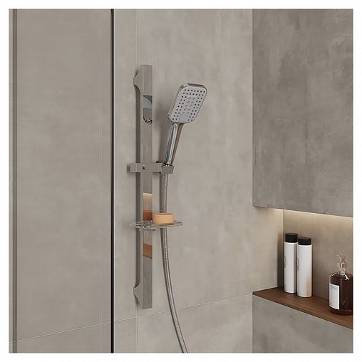 Лейка для душа Milardo Ideal Spa, 3 режима, хром фото