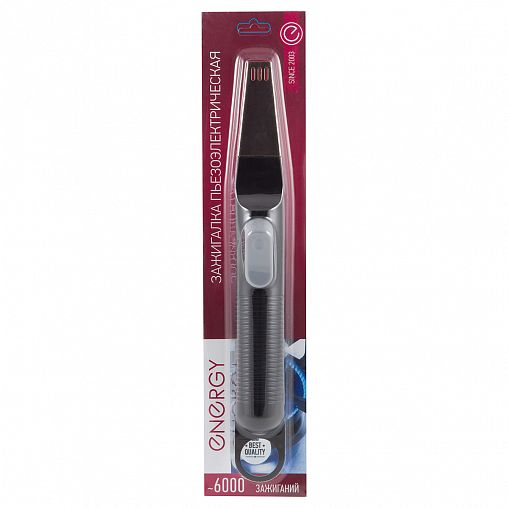 Пьезозажигалка Energy JZDD-25-BG, черная фото