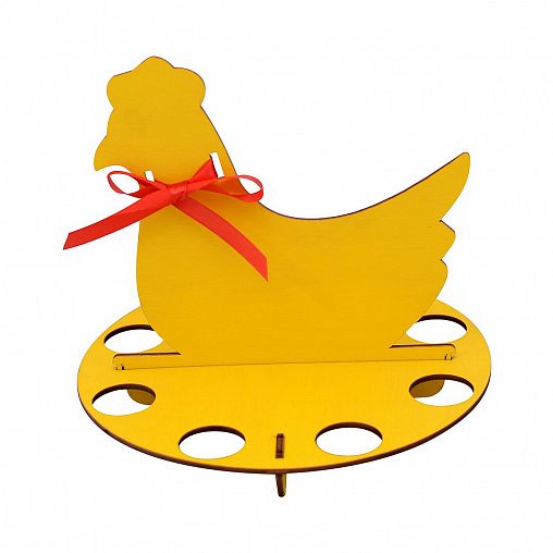 Подставка для яиц Мультидом Курочка, d 20 см фото